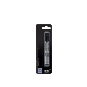 Montblanc rollerball betét, fekete, F-es vastagságú.