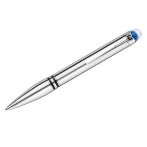 Montblanc Starwalker Metal golyóstoll, ezüst színben, platina bevonatú csővel és szerelvényekkel.