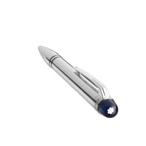 Montblanc Starwalker Metal golyóstoll, ezüst színben, platina bevonatú csővel és szerelvényekkel.