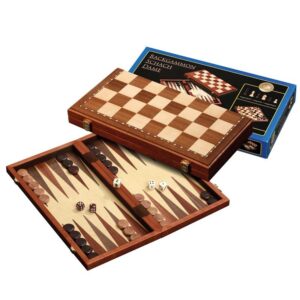 A backgammon, a sakk és a dáma izgalmas stratégiai játékok két ember számára.