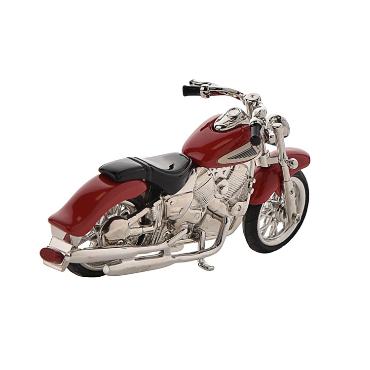 Asztali óra - Motor, Mini Chopper. Ez a lenyűgöző, klasszikus chopper stílusú mini motorkerékpár nem csupán egy látványos makett, hanem egy teljes értékű asztali óra is egyben.
