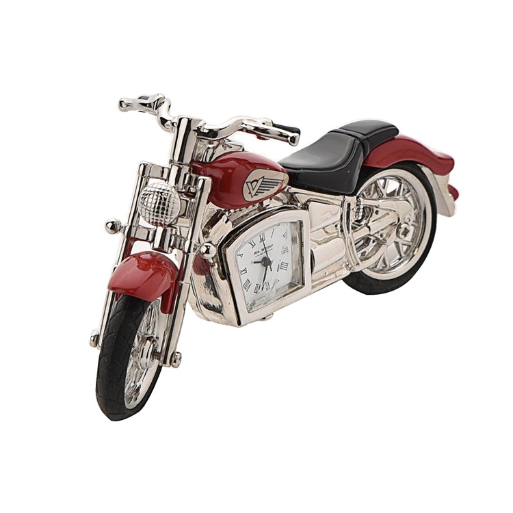 Asztali óra - Motor, Mini Chopper. Ez a lenyűgöző, klasszikus chopper stílusú mini motorkerékpár nem csupán egy látványos makett, hanem egy teljes értékű asztali óra is egyben.