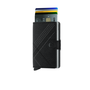 Secrid bankkártyatartó – Miniwallet Stitch Linea Black, 6-os