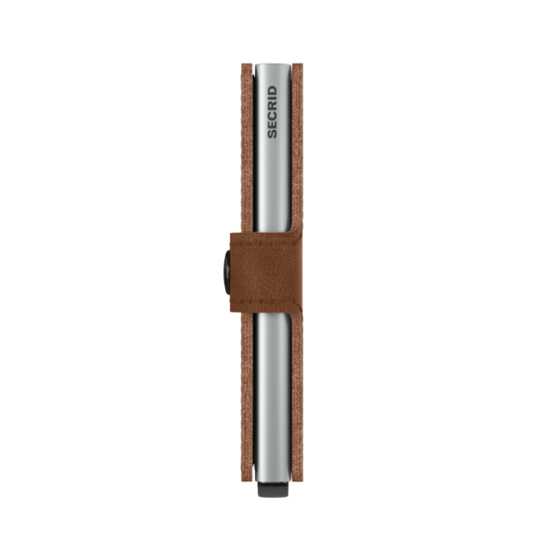 SECRID bankkártyatartó - Miniwallet Vintage Cognac Silver, 6-os