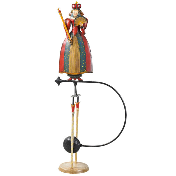 Balanszjáték - Queen. Kézzel festett vas balanszjáték az Authentic Modelstől. 54 cm magas.