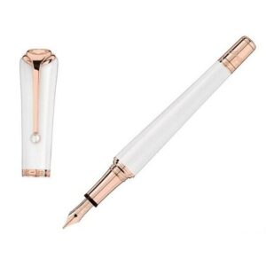 Montblanc Muses Marilyn Monroe Pearl töltőtoll - Marilyn Monroe ikonikus fehér ruháját szimbolizáló speciális kiadás.