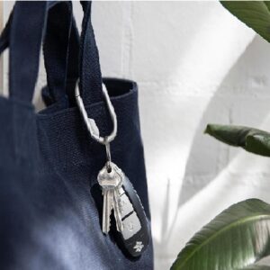 Orbitkey Clip v2 intelligens kulcskarabiner, különálló - ezüst