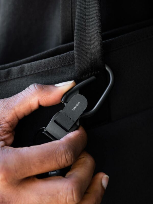 Orbitkey Clip v2 intelligens kulcskarabiner, különálló - fekete