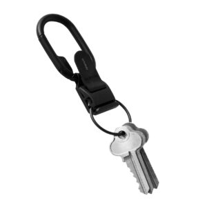 Orbitkey Clip v2 intelligens kulcskarabiner, különálló - fekete