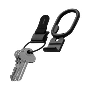Orbitkey Clip v2 intelligens kulcskarabiner, különálló - fekete