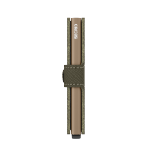 Secrid bankkártyatartó - Miniwallet Saffiano Olive, 6-os