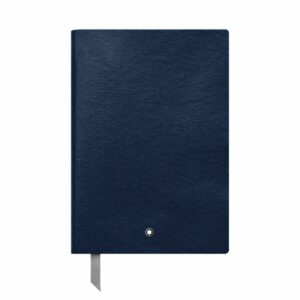 Montblanc márkájú kék, sima notesz. 96 lapos (192 oldal).
