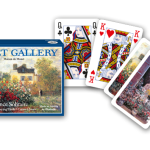 Piatnik Monet Gallery pasziánsz kártya, 2x55 lap.