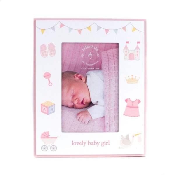Képkeret - baby girl,10x15cm -as fényképeknek