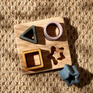 Bambusz hatású fa puzzle, szilikon formákkal.