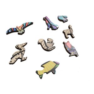 Fa puzzle - farkas