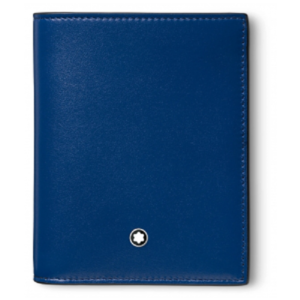 Meisterstück Compact kék pénztárca 6cc.