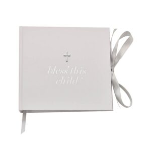 Fotóalbum - " Bless this child ". A BAMBINO BY JULIANA® fotóalbuma "Áldd meg ezt a gyermeket" felirattal.