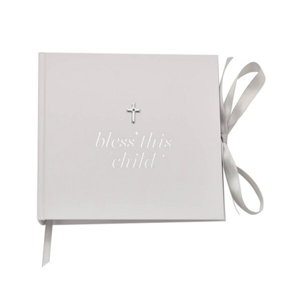 Fotóalbum - " Bless this child ". A BAMBINO BY JULIANA® fotóalbuma "Áldd meg ezt a gyermeket" felirattal.