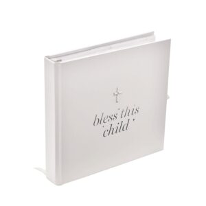Fotóalbum - " Bless this child ". A BAMBINO BY JULIANA® fotóalbuma "Áldd meg ezt a gyermeket" felirattal.