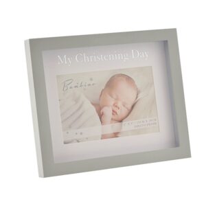 Keresztelői képkeret a BAMBINO BY JULIANA®-tól  Keresztelő napom felirattal van ellátva.