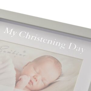 Keresztelői képkeret a BAMBINO BY JULIANA®-tól  Keresztelő napom felirattal van ellátva.