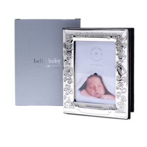 "My christening day" ezüstözött képkeret és fotóalbum.
