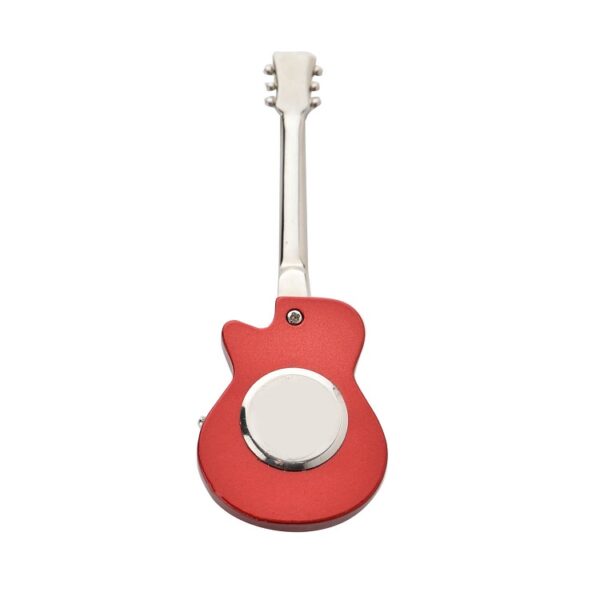 Piros gitár miniatűr óra a WILLIAM WIDDOP®-tól.