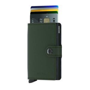 Secrid bankkártyatartó - Miniwallet Matte Green Black, 6-os