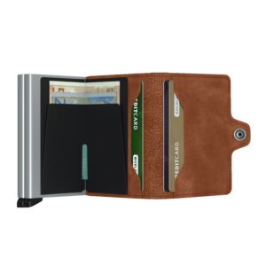 Secrid bankkártyatartó - Twinwallet Vintage Cognac-Silver, 12-es