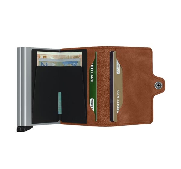 SECRID bőr bankkártyatartó, 12-14 darab kártyának. RFID védelem.