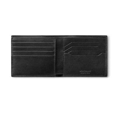 Meisterstück fekete pénztárca bakkártya és aprópénz tartó zsebbel.