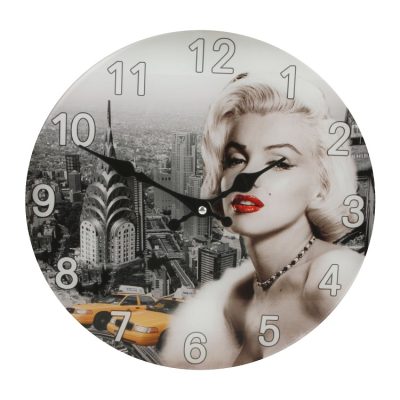 Marilyn Monre ikonikus üveg falióra.