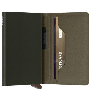 Secrid bankkártyatartó - Bandwallet LIBA Green-Orange, 6-os