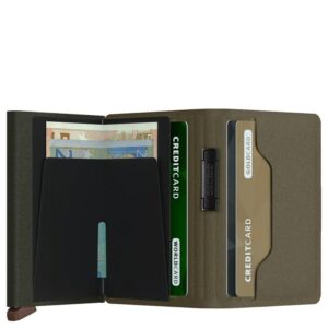 Secrid bankkártyatartó - Bandwallet LIBA Green-Orange, 6-os