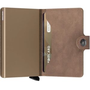 Secrid Miniwallet Vintage Taupe bankkártyatartó.