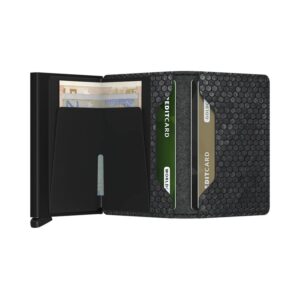 Secrid bankkártyatartó - Slimwallet Hexagon Black, 6-os