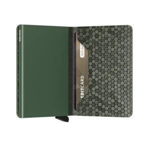 Secrid bankkártyatartó - Slimwallet Hexagon Green, 6-os