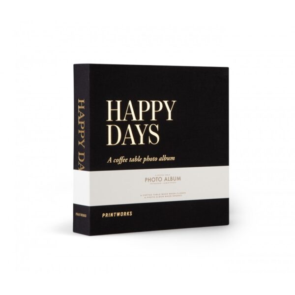 Nagy méretű PRINTWORKS Happy Days Coffee Table fotóalbum.