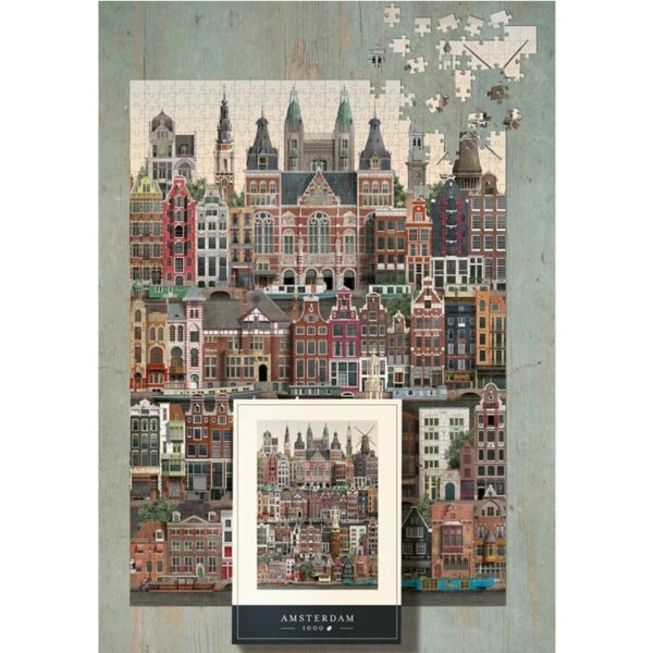 Amsterdam ezer darabra lett feldarabolva ebben a puzzle kirakós játékban. Már csak neked kell összeraknod.