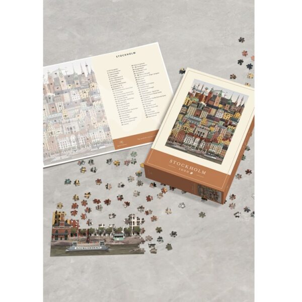 Stockholm 1000 darabos kirakós puzzle játék.