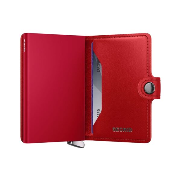Secrid bankkártyatartó - Premium Miniwallet, Emboss Red 6-os