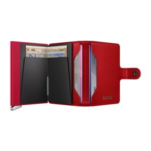 Secrid bankkártyatartó - Premium Miniwallet, Emboss Red 6-os