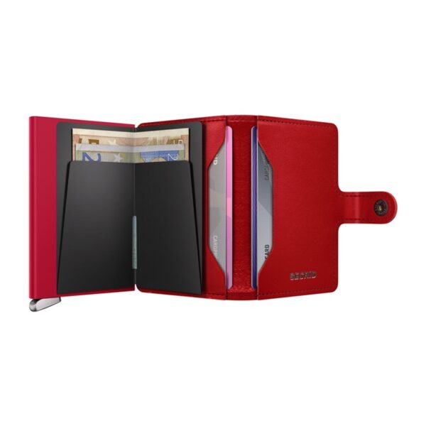 Secrid bankkártyatartó - Premium Miniwallet, Emboss Red 6-os