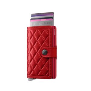 Secrid bankkártyatartó - Premium Miniwallet, Emboss Red 6-os