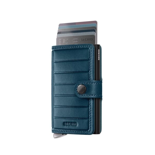 Secrid bankkártyatartó - Premium Miniwallet, Emboss Teal 6-os