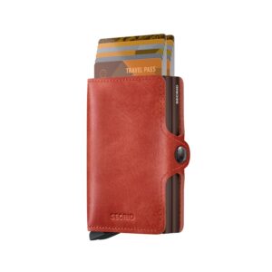 SECRID bankkártyatartó – Twinwallet Vintage Orange 12-es