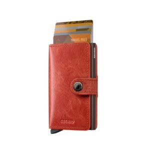 SECRID bankkártyatartó – Miniwallet Vintage Orange 6-os