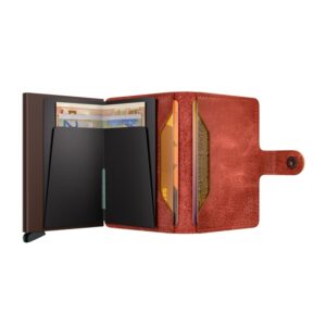 SECRID bankkártyatartó – Miniwallet Vintage Orange 6-os