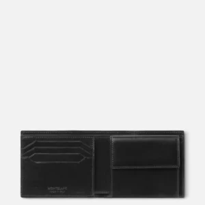 Montblanc Meisterstück pénztárca 4cc - fekete, aprótartóval